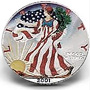 2001 Silver Bullion American Eagle coin is genuine United States Mint coinage.